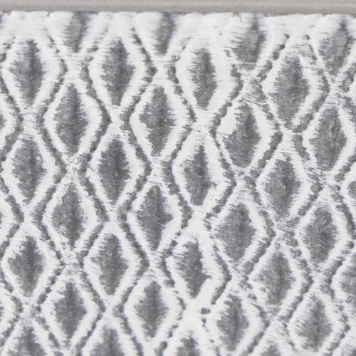 Cinko dubuo su rombo formos raštu 30 cm × 18 cm, aukštis 15 cm | Floristik24.lt