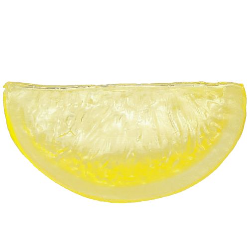 daiktų Citrinų dekoravimas Dirbtinės citrinos griežinėliai 7×3,5×3cm 48 vnt