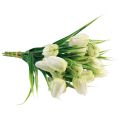 Floristik24 Fritillaria balta šachmatų gėlė Dirbtinės gėlės 38cm 6vnt
