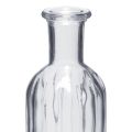 Floristik24 Butelių vaza stiklinė vaza aukšta vaza skaidri Ø7,5cm H19,5cm