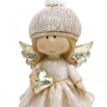 Floristik24 Advento puošmena Kalėdinis angelas, angelo širdies figūrėlė H16,5cm 2vnt