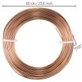 Aliuminio viela floristikai ir rankdarbiams 2 mm, 60 m, 500 g | Floristik24.lt
