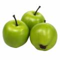 Floristik24 Dekoratyvinis vaisinis mini obuolys dirbtinis žalias 4,5cm 24vnt