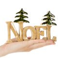 Kalėdinė dekoracija Noel stovas su dviem eglėmis 18 cm | Floristik24.lt
