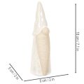 Dekoratyvinė nykštuko figūrėlė, šviesios keramikos, skandinaviško stiliaus, 18 cm, 3 dalys | Floristik24.lt