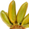 Floristik24 Dirbtinė bananų kekė, dekoratyviniai vaisiai, maži bananai L7-9cm