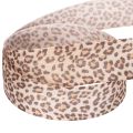 Dovanų juostelė su gyvūnų raštu ir leopardu, 25 mm pločio, 18 m ilgio | Floristik24.lt