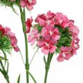 Dirbtinės Sweet William Pink dirbtinės gėlės gvazdikai 55cm ryšulėlis po 3vnt
