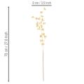 Dirbtinės uogų šakelės dekoracija, auksinė, 70 cm, 3 dalys | Floristik24.lt