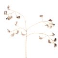 Floristik24 Dirbtinis augalas pupelių žiedų šakelėmis, metalinis, Kalėdinis, 80 cm, 3 vnt.