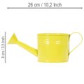 Spalvinga dekoratyvinė laistytuvė, Ø11cm, aukštis 9,5cm, sodinimui, pavasario stalo puošmena, metalinė, 8 vnt. rinkinys | Floristik24.lt