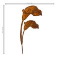 Sodo kuolas kalio žiedams, rūdžių spalvos, kapams ir floristiniams dirbiniams, 25 cm, 6 vnt. | Floristik24.lt