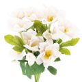 Floristik24 Dirbtinių kalėdinių rožių puokštė, 35 cm, 6 vnt.