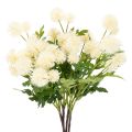 Floristik24 Dirbtinė chrizantema, kreminės baltos spalvos puokštė, dekoratyvinė šakelė, didelė 56 cm, 4 vnt.