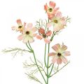 Floristik24 Cosmea papuošalų krepšelis Persikų dirbtinės gėlės vasarinės gėlės 61cm