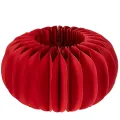 Floristik24 Popierinė dekoracija korio formos popierinis moliūgas apvalus modernus stalo papuošimas 24 cm 4 vnt.
