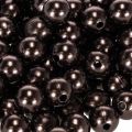 Dekoratyviniai karoliukai rudi Ø10mm 115 vnt | Floristik24.lt