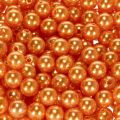 Dekoratyviniai oranžiniai karoliukai, 8 mm, 250 vnt. | Floristik24.lt