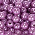 Dekoratyviniai karoliukai Ø10mm violetiniai 115 vnt | Floristik24.lt