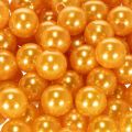 Dekoratyviniai karoliukai Ø10mm oranžiniai 115 vnt | Floristik24.lt