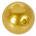 Dekoratyviniai karoliukai Ø2cm auksiniai 12 vnt | Floristik24.lt