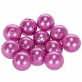 Floristik24 Dekoratyviniai karoliukai Ø2cm violetiniai 12 vnt