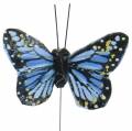 Floristik24 Dekoratyviniai drugeliai ant vielos margaspalviai 5,5cm 24vnt