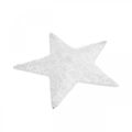 Floristik24 Kalėdų puošmena žvaigždė Kalėdų puošmena žvaigždė balta vilna H30cm