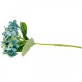 Dekoratyvinė hortenzijos mėlyna dirbtinė gėlė Dirbtinė sodo gėlė H35cm