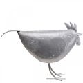 Dekoratyvinė vištienos metalinė dekoracija metalinė paukštis cinkas 51cm×16cm×36cm