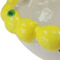 Floristik24 Dekoratyvinis dubuo citrininis vaisinis dubuo keramikinis Ø30cm