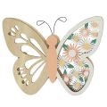 Floristik24 Dekoratyvinės drugelio medžio gėlės 15x12cm natūralios/spalvingos 3vnt