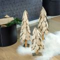 Floristik24 Deco kalėdinės eglutės medžio kaimiško medžio puošmena Kalėdinė H40cm