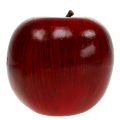 Floristik24 Dekoratyviniai obuoliai raudoni, lakuoti Ø8cm 6vnt