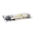 Floristik24 Dekoratyvinės figūrėlės metalinė kabykla triušiams juoda natūrali 19cm 4vnt