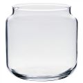 Floristik24 Dekoratyvinis stiklas, gėlių vaza, stiklinis žibintas, stalo apdaila Ø10cm H10cm 6vnt