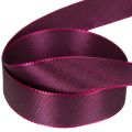 Dovanų juostelė, violetinė taftos juostelė, elegantiškai blizganti, 25 mm pločio, 50 m ilgio | Floristik24.lt