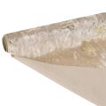 Stalo takelis, dekoratyvinis audinys, raštuotas, platūs kaspinai, 35x120 cm, 2 vnt. | Floristik24.lt