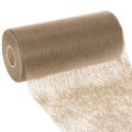 Floristik24 Neaustinės stalo dekoracijos ritinėlis 24 cm x 25 m, rudos spalvos, skirtas šventiniams stalams