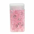 Floristik24 Dekoratyviniai akmenukai deimantas akrilas šviesiai rožinis Ø1.2cm 175g gimtadienio dekoravimui