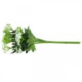 Žydintys krapai, dirbtinės žolelės, dekoratyvinis augalas žalias, baltas 49cm 9vnt