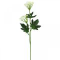 Žydintys krapai, dirbtinės žolelės, dekoratyvinis augalas žalias, baltas 49cm 9vnt