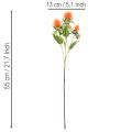 Dirbtinis oranžinis dygminas kaip dirbtinė gėlė vazoms ir dekoravimui, 55 cm, 4 vnt. | Floristik24.lt