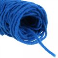 Floristik24 Wick siūlų veltinio virvelė su viela 30m mėlyna