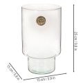 Stiklinis cilindrinis indas Eco Glass 25 cm | Floristik24.lt