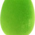 Floristik24 Kiaušinis Velykų papuošimas su kojelėmis Velykų kiaušinių papuošimas kiaušinio žalias H13cm 4vnt