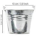 Kibirai Ø10cm H8cm 10 vnt. Cinko spalvos, blizgūs | Floristik24.lt