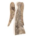 Floristik24 Angelo figūrėlė, pagaminta iš medžio su beržo žieve, 30 cm
