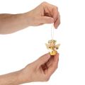 Dekoratyvinis angelo pakabukas su žvaigžde pakabinimui, 5 cm, 9 dalys | Floristik24.lt