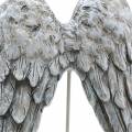 Floristik24 Dekoratyviniai kištukai angelo sparneliai 10cm 3vnt